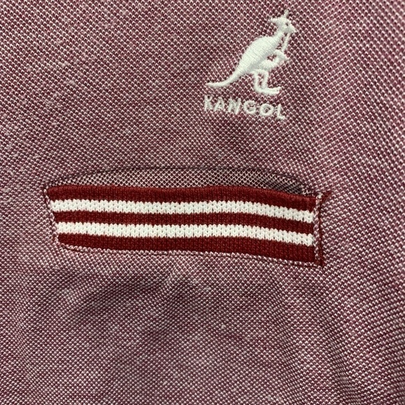 2/40$ Vintage kangol xl polo red - Picture 2 of 6